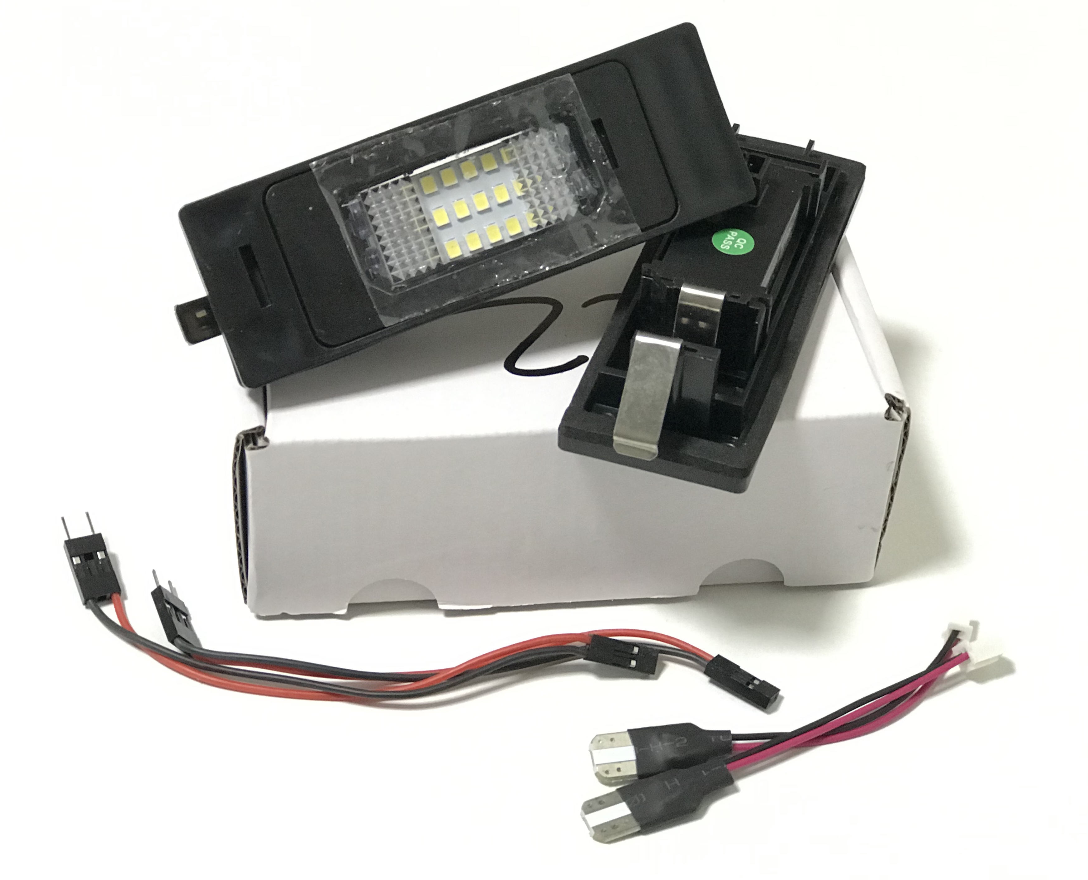 E81 E87 LED numerių apšvietimas